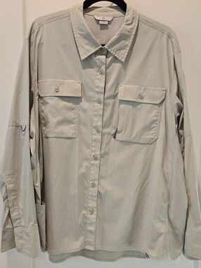 Ascend Light Olive Green Button-Down Shirt